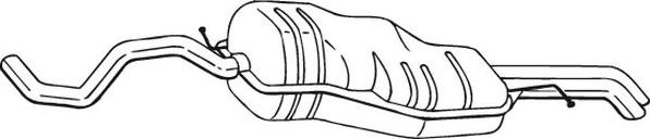 Bosal 282-131 - End Silencer car-mod.net