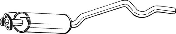 Bosal 282-309 - Middle Silencer car-mod.net