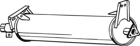 Bosal 233-497 - Middle Silencer car-mod.net