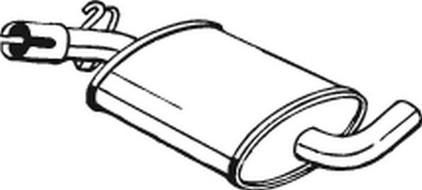 Bosal 233-421 - Middle Silencer car-mod.net