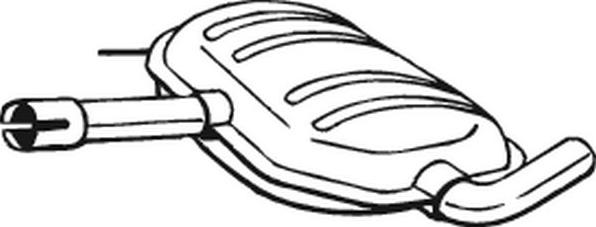 Bosal 233-487 - Middle Silencer car-mod.net