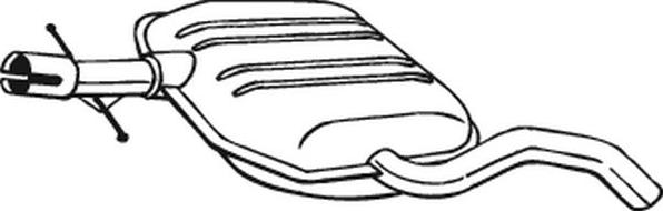 Bosal 233-689 - Middle Silencer car-mod.net
