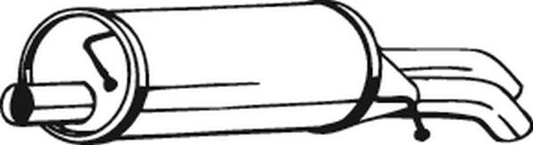 Bosal 233-601 - End Silencer car-mod.net