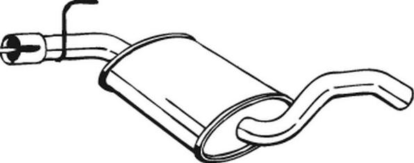Bosal 233-687 - Middle Silencer car-mod.net