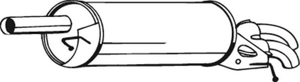 Bosal 233-071 - End Silencer car-mod.net