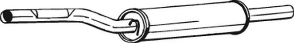Bosal 233-389 - Middle Silencer car-mod.net