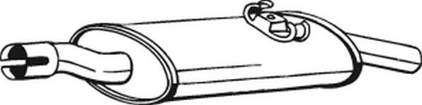 Bosal 233-279 - End Silencer car-mod.net