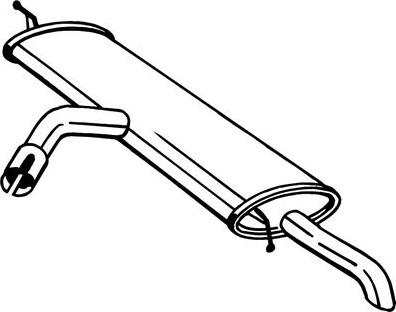 Bosal 220-045 - End Silencer car-mod.net