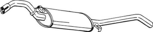 Bosal 279-385 - End Silencer car-mod.net