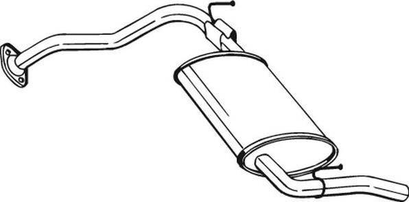 Bosal 278-603 - End Silencer car-mod.net