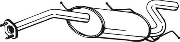 Bosal 278-811 - End Silencer car-mod.net