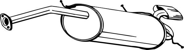 Bosal 278-877 - End Silencer car-mod.net