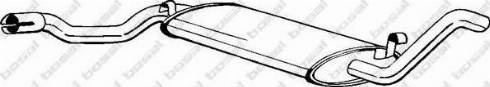 Bosal 278-277 - Middle Silencer car-mod.net