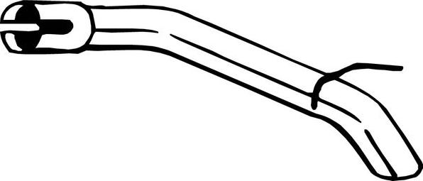 Bosal 700-181 - Exhaust Pipe car-mod.net