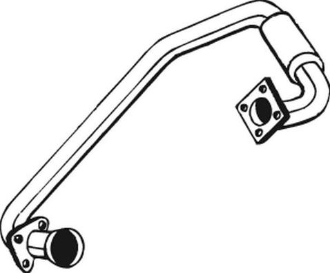 Bosal 787-673 - Exhaust Pipe car-mod.net