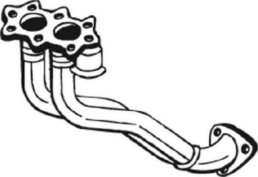 Bosal 753-455 - Exhaust Pipe car-mod.net