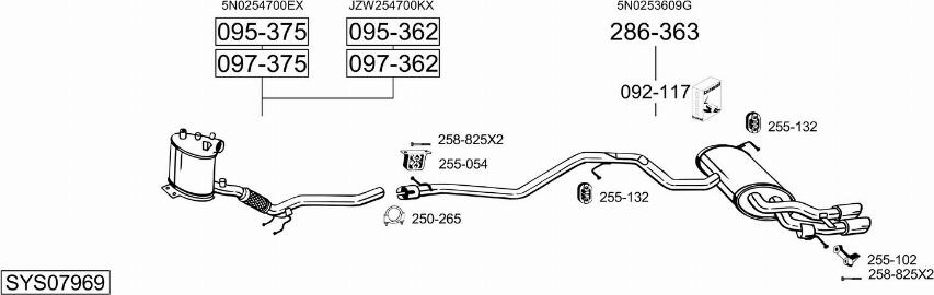 Bosal SYS07969 - Exhaust System car-mod.net