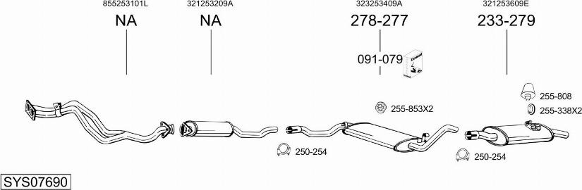 Bosal SYS07690 - Exhaust System car-mod.net