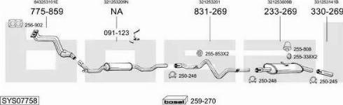 Bosal SYS07758 - Exhaust System car-mod.net