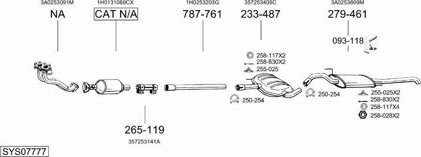 Bosal SYS07777 - Exhaust System car-mod.net