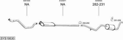 Bosal SYS19530 - Exhaust System car-mod.net