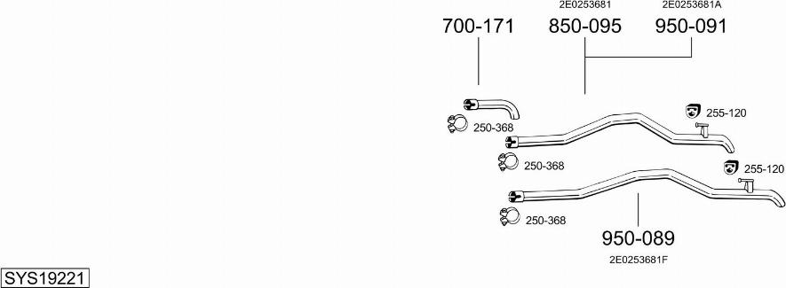 Bosal SYS19221 - Exhaust System car-mod.net