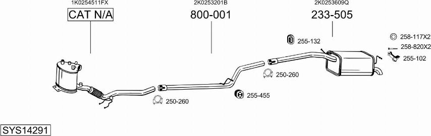 Bosal SYS14291 - Exhaust System car-mod.net