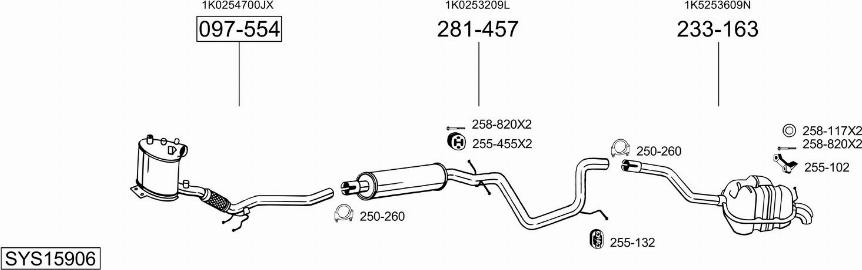 Bosal SYS15906 - Exhaust System car-mod.net
