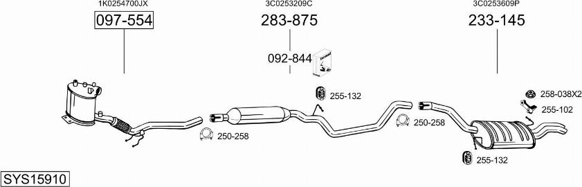 Bosal SYS15910 - Exhaust System car-mod.net
