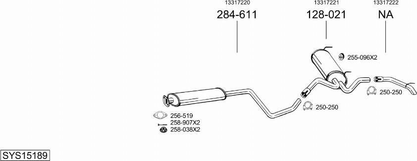Bosal SYS15189 - Exhaust System car-mod.net