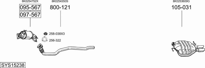 Bosal SYS15238 - Exhaust System car-mod.net