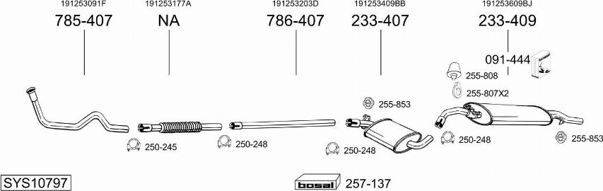Bosal SYS10797 - Exhaust System car-mod.net