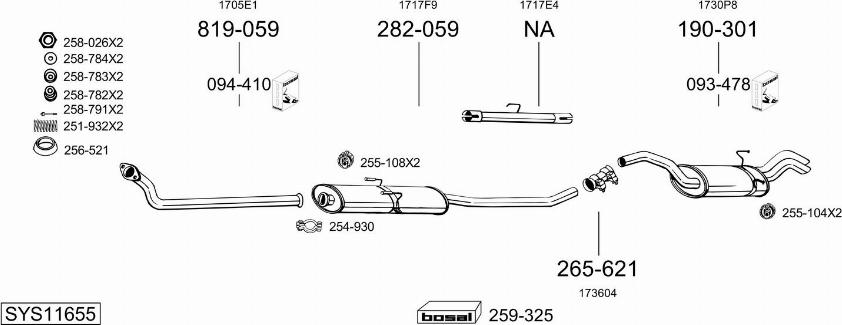 Bosal SYS11655 - Exhaust System car-mod.net