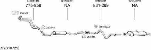 Bosal SYS18721 - Exhaust System car-mod.net