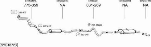 Bosal SYS18723 - Exhaust System car-mod.net
