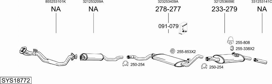 Bosal SYS18772 - Exhaust System car-mod.net