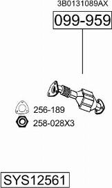 Bosal SYS12561 - Exhaust System car-mod.net