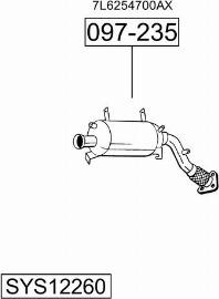 Bosal SYS12260 - Exhaust System car-mod.net