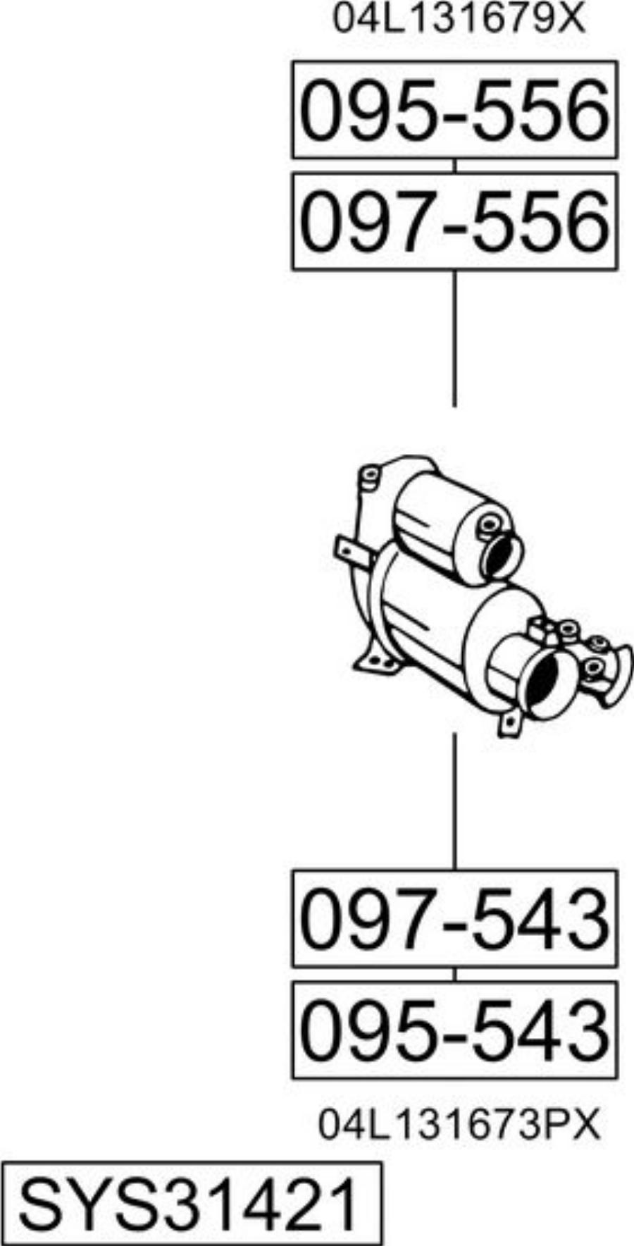 Bosal SYS31421 - Exhaust System car-mod.net