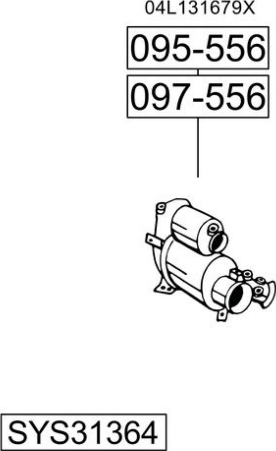 Bosal SYS31364 - Exhaust System car-mod.net