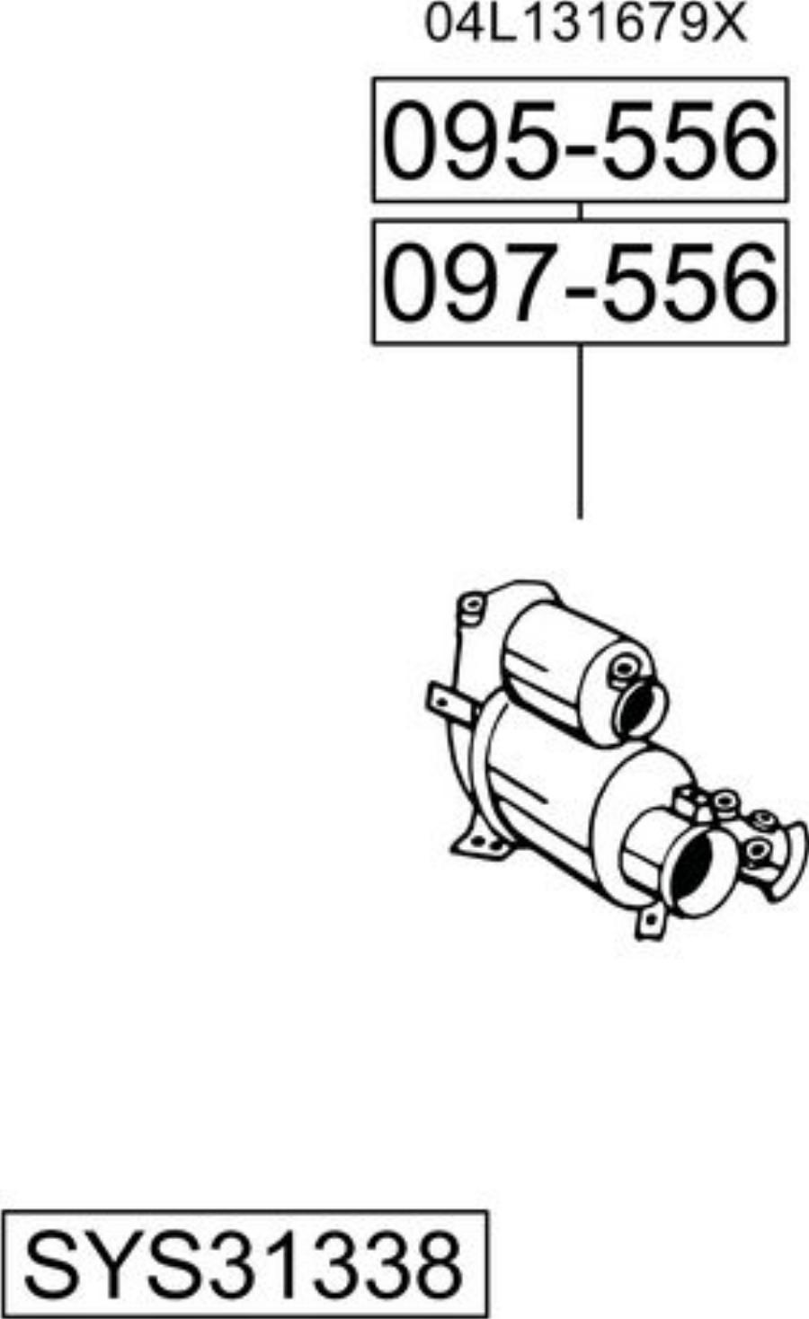 Bosal SYS31338 - Exhaust System car-mod.net