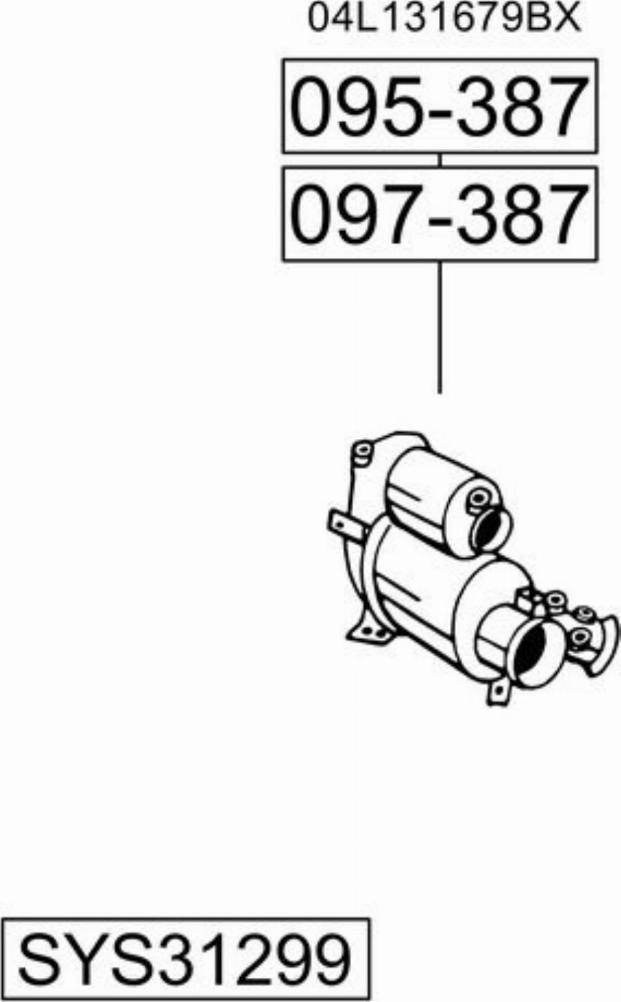 Bosal SYS31299 - Exhaust System car-mod.net