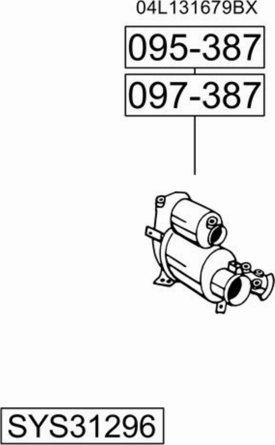 Bosal SYS31296 - Exhaust System car-mod.net