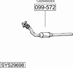Bosal SYS29698 - Exhaust System car-mod.net