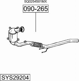 Bosal SYS29204 - Exhaust System car-mod.net