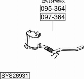 Bosal SYS26931 - Exhaust System car-mod.net