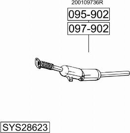 Bosal SYS28623 - Exhaust System car-mod.net