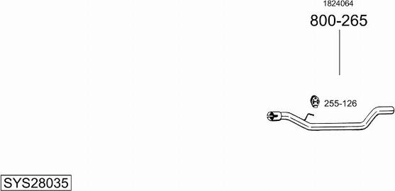 Bosal SYS28035 - Exhaust System car-mod.net