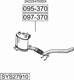 Bosal SYS27910 - Exhaust System car-mod.net