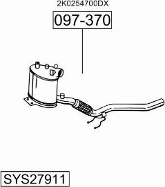 Bosal SYS27911 - Exhaust System car-mod.net